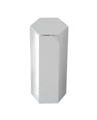 CR. PLASTIC 33MM X 3" H HEX FLAT TOP SCREW-ON NUT COVER