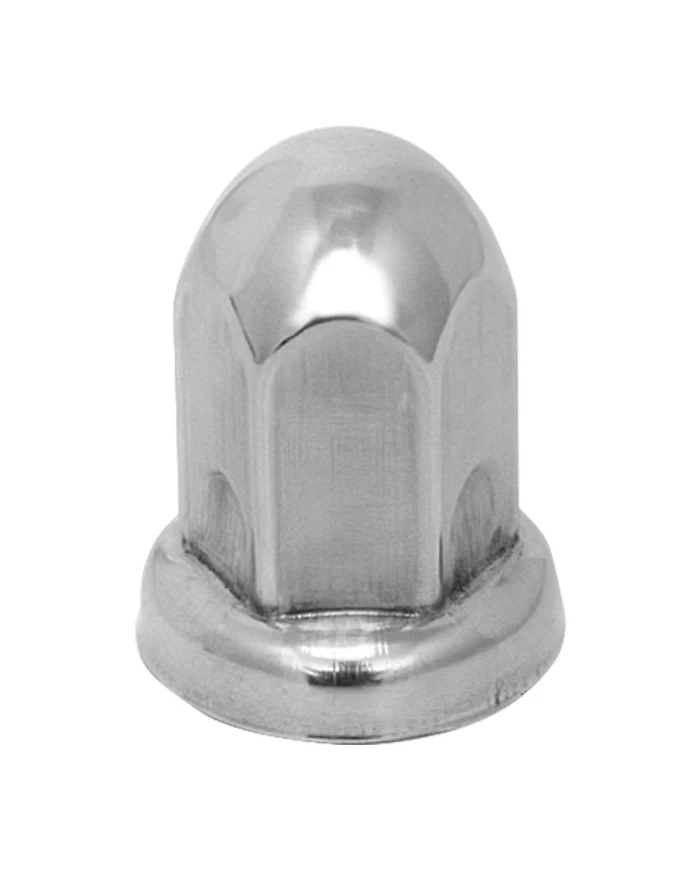 S.S. 33M/MX2-5/8" PUSH-ON BULLET NUT COVER W/ FLANGE S.S. 33M/MX2-5/8" PUSH-ON BULLET NUT COVER W/ FLANGE