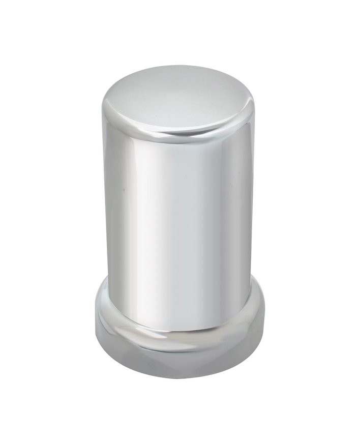 CR. PLASTIC TUBE SCREW-ON NUT COVER W/ FLANGE, 33M/MX3-3/8" CR. PLASTIC TUBE SCREW-ON NUT COVER W/ FLANGE, 33M/MX3-3/8"