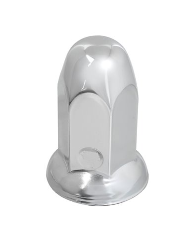CR. STEEL BULLET NUT COVER W/ FLANGE, 33 M/M X 3" CR. STEEL BULLET NUT COVER W/ FLANGE, 33 M/M X 3"