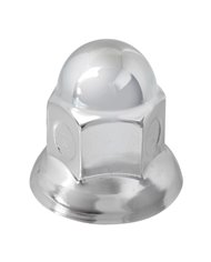 CR STEEL PUSH-ON ACORN NUT CVR FLANGE, 33 M/M X 2-1/16"H CR STEEL PUSH-ON ACORN NUT CVR FLANGE, 33 M/M X 2-1/16"H