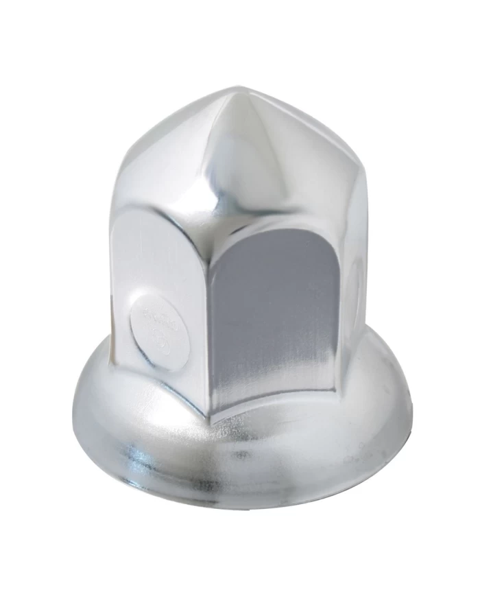 CR. STEEL CONE PUSH-ON NUT CVR W/FLANGE, 33 MM X 2-1/8" H CR. STEEL CONE PUSH-ON NUT CVR W/FLANGE, 33 MM X 2-1/8" H