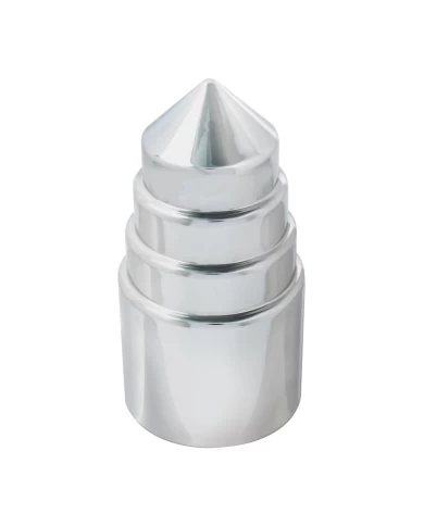 1.5" X 4"H CR. PLASTIC TOWER TYPE PUSH-IN NUT COVER 1.5" X 4"H CR. PLASTIC TOWER TYPE PUSH-IN NUT COVER