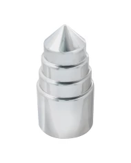 1.5" X 4"H CR. PLASTIC TOWER TYPE PUSH-IN NUT COVER 1.5" X 4"H CR. PLASTIC TOWER TYPE PUSH-IN NUT COVER