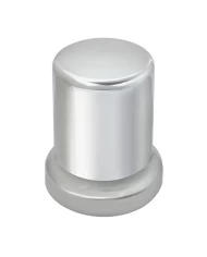 CR. PLASTIC 1.5"X2.5"H TUBE PUSH ON NUT COVER W/FLANGE CR. PLASTIC 1.5"X2.5"H TUBE PUSH ON NUT COVER W/FLANGE