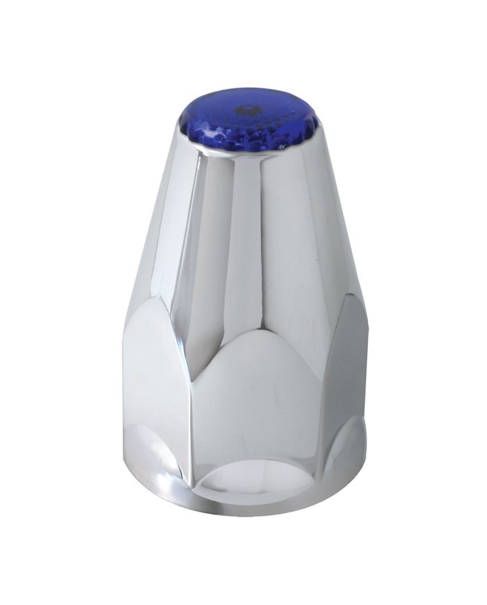 CR. PL. 33 M/MX3-1/4" SCREW-IN NUT COVER W/BLUE REFLECTOR CR. PL. 33 M/MX3-1/4" SCREW-IN NUT COVER W/BLUE REFLECTOR