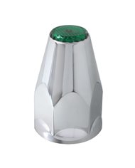 CR. PL. 33 M/MX3-1/4" SCREW-IN NUT COVER W/GREEN REFLECTOR CR. PL. 33 M/MX3-1/4" SCREW-IN NUT COVER W/GREEN REFLECTOR