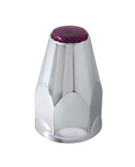 CR. PL. 33 M/MX3-1/4" SCREW-IN NUT COVER W/PURPLE REFLECTOR CR. PL. 33 M/MX3-1/4" SCREW-IN NUT COVER W/PURPLE REFLECTOR