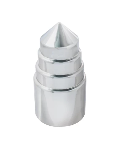 CR. PLASTIC 33MMx4"H TOWER TYPE PUSH-IN NUT COVER CR. PLASTIC 33MMx4"H TOWER TYPE PUSH-IN NUT COVER