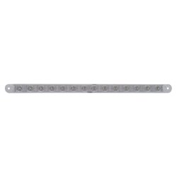UP37899B-14 LED 12" Sequential Light Bar Only - Red LED/Clear Lens (Bulk)
