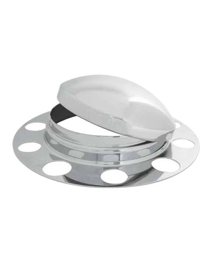 3 PCS. CR. FRONT AXLE COVER FOR STEEL WHEEL