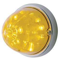 UP37900-17 LED Dual Function Watermelon Flush Mount Kit - Amber LED/Amber Lens