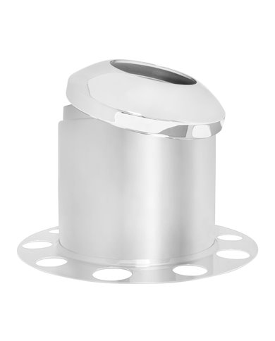 3 PCS.CR. REAR HUBDOMETER AXLE COVER FOR UNI-MOUNT, 8 HOLES 3 PCS.CR. REAR HUBDOMETER AXLE COVER FOR UNI-MOUNT, 8 HOLES