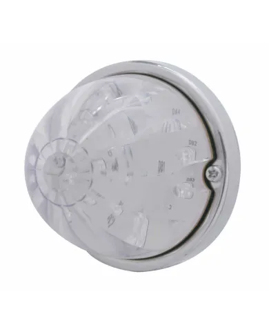 UP37903-17 LED Dual Function Watermelon Flush Mount Kit - Red LED/Clear Lens