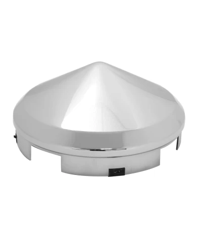CR. FRONT CONE HUB CAP, 1" LIP 4 EVEN NOTCHES CR. FRONT CONE HUB CAP, 1" LIP 4 EVEN NOTCHES