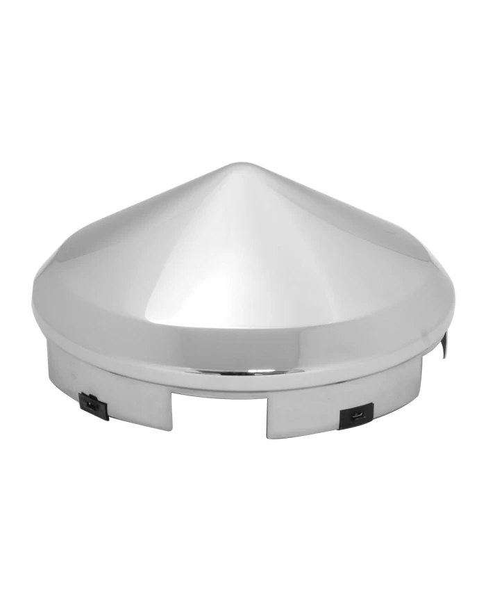 CR. FRONT CONE HUB CAP, 1" LIP 5 EVEN NOTCHES