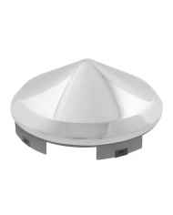 CR. UNIV. FRONT CONE HUB CAP, 1" LIP, 6 NOTCHES