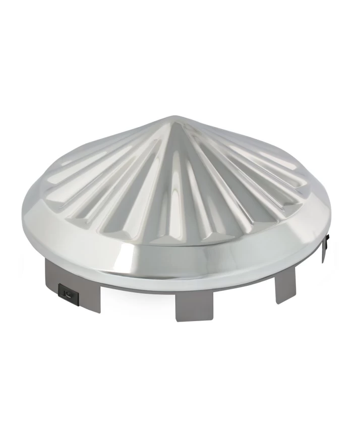 CR. UNIVERSAL FRONT PIN WHEEL HUB CAP, 1" LIP