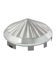 CR. UNIVERSAL FRONT PIN WHEEL HUB CAP, 1" LIP