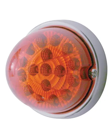 UP37913-17 LED Dual Function Watermelon Clear Reflector Flush Mount Kit - Red LED/Red Lens