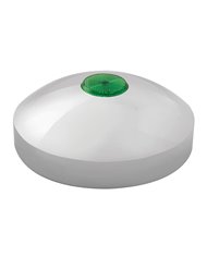 7-1/4" I.D. CR. REAR HUB CAP W/GREEN REFLECTOR 7-1/4" I.D. CR. REAR HUB CAP W/GREEN REFLECTOR