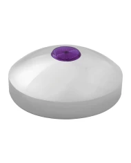 7-1/4" I.D. CR. REAR HUB CAP W/PURPLE REFLECTOR 7-1/4" I.D. CR. REAR HUB CAP W/PURPLE REFLECTOR