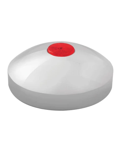 7-1/4" I.D. CR. REAR HUB CAP W/RED REFLECTOR 7-1/4" I.D. CR. REAR HUB CAP W/RED REFLECTOR