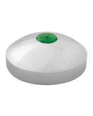 8" I.D. CR. REAR HUB CAP W/GREEN REFLECTOR 8" I.D. CR. REAR HUB CAP W/GREEN REFLECTOR