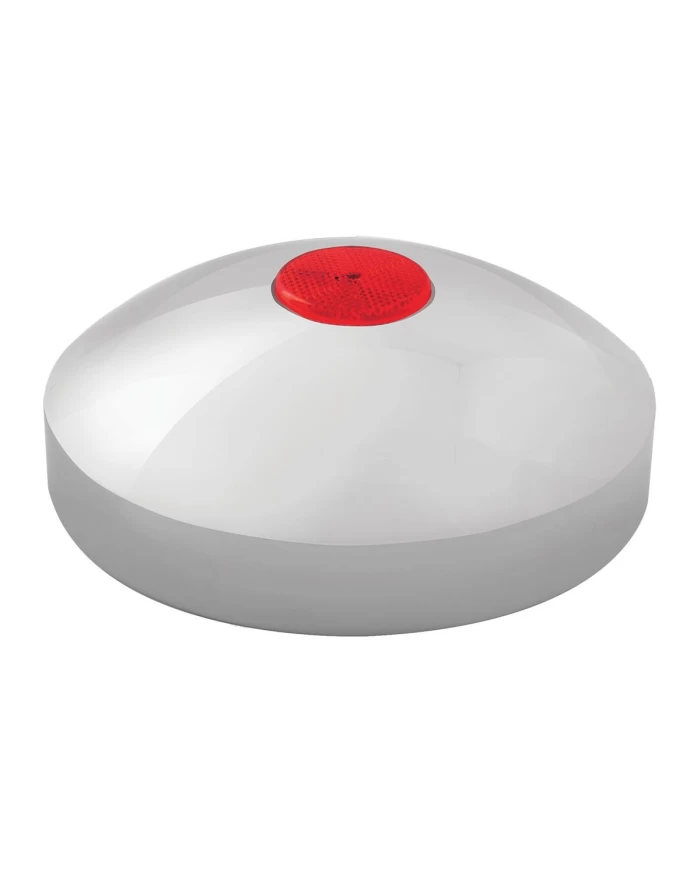 8" I.D. CR. REAR HUB CAP W/RED REFLECTOR 8" I.D. CR. REAR HUB CAP W/RED REFLECTOR