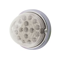 UP37915-17 LED Dual Function Watermelon Clear Reflector Flush Mount Kit - Red LED/Clear Lens