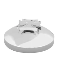 8" CR. REAR IRON CROSS HUB CAP 8" CR. REAR IRON CROSS HUB CAP