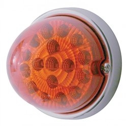 UP37917-17 LED Watermelon Clear Reflector Flush Mount Kit - Red LED/Red Lens