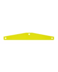 YELLOW 24" X 4" PLASTIC BACKING SHEET YELLOW 24" X 4" PLASTIC BACKING SHEET