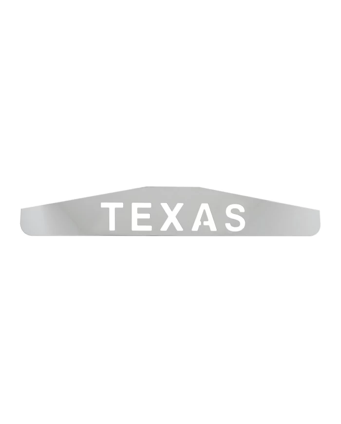 CR. 4"X24" TEXAS BOTTOM MUD FLAP PLATE, 3 STUDS CR. 4"X24" TEXAS BOTTOM MUD FLAP PLATE, 3 STUDS