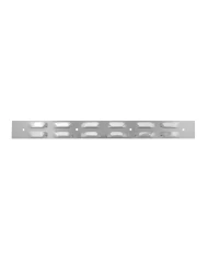 S.S. 24" X 2-3/8" LOUVER TOP PLATE W/4 HOLES & HARDWARE S.S. 24" X 2-3/8" LOUVER TOP PLATE W/4 HOLES & HARDWARE