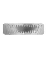 24" X 6" SS SHARK TEETH BOTTOM PLATE W/ZINC PLA BACKING PLATE 24" X 6" SS SHARK TEETH BOTTOM PLATE W/ZINC PLA BACKING PLATE