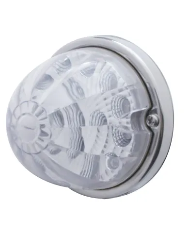 UP37922-17 LED Reflector Watermelon Flush Mount Kit - Amber LED/Clear Lens