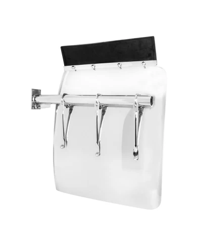 24" X 24" CR. QUARTER FENDER W/ STANDARD PIPE