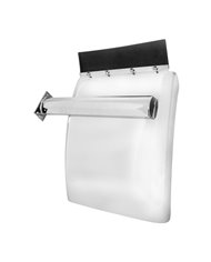 24" X 29" CR. QUARTER FENDER W/TRIANGLE PIPE