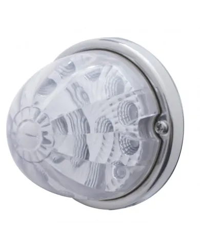 UP37923-17 LED Reflector Watermelon Flush Mount Kit - Red LED/Clear Lens
