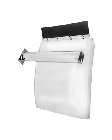 24" X 27" CR. QUARTER FENDER W/TRIANGLE SUPPORT