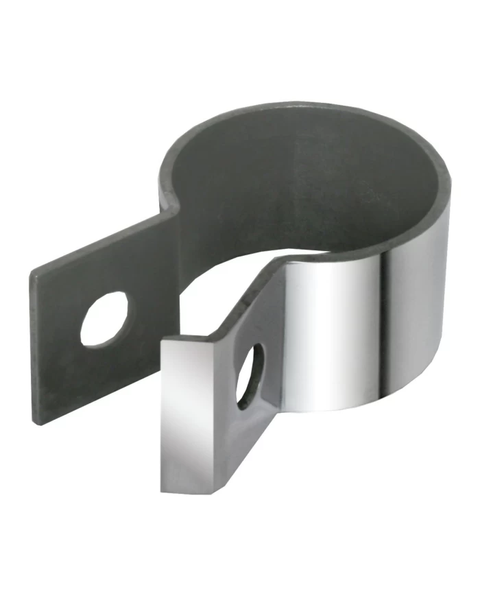 S.S. HEAVY DUTY TUBE CLAMP FOR QUARTER FENDER, 1/8" THICK