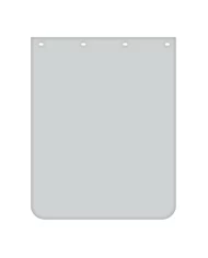 18" X 24" WHITE POLY MUD FLAP