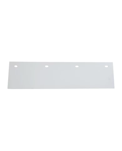 WHITE POLY TOP MUD FLAP, 24" W X 6" H WHITE POLY TOP MUD FLAP, 24" W X 6" H