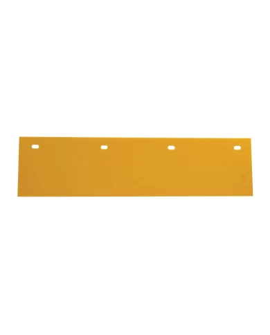 YELLOW POLY TOP MUD FLAP, 24" W X 6" H YELLOW POLY TOP MUD FLAP, 24" W X 6" H
