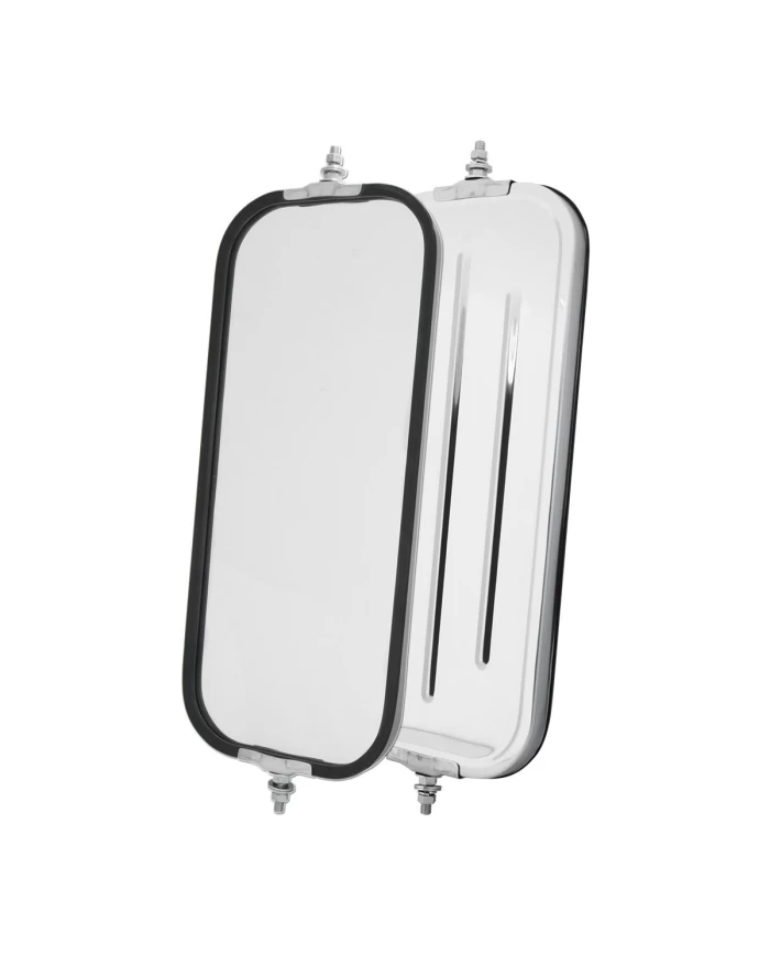 S.S. 7" X 16" WEST COAST MIRROR, RIB BACK