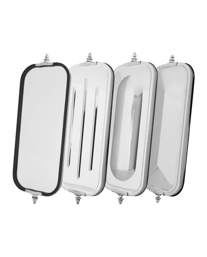 S.S. 7" X 16" WEST COAST MIRROR PYRAMID BACK