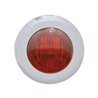 UP37968-3 LED Dual Function 3/4" Mini Light With Bezel (Clearance/Marker) - Red LED/Red Lens
