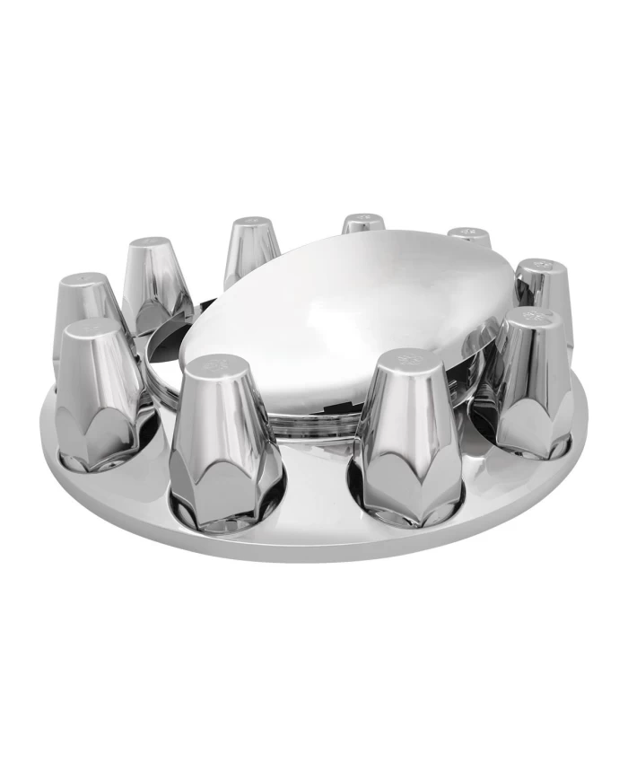 CR. ABS FRONT AXLE COVER W/ PUSH-IN 33 M/M NUT COVER