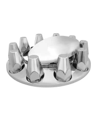 CR. ABS FRONT AXLE COVER W/ PUSH-IN 33 M/M NUT COVER
